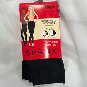 NEW- Spanx footless convertible leggings 
Black size E